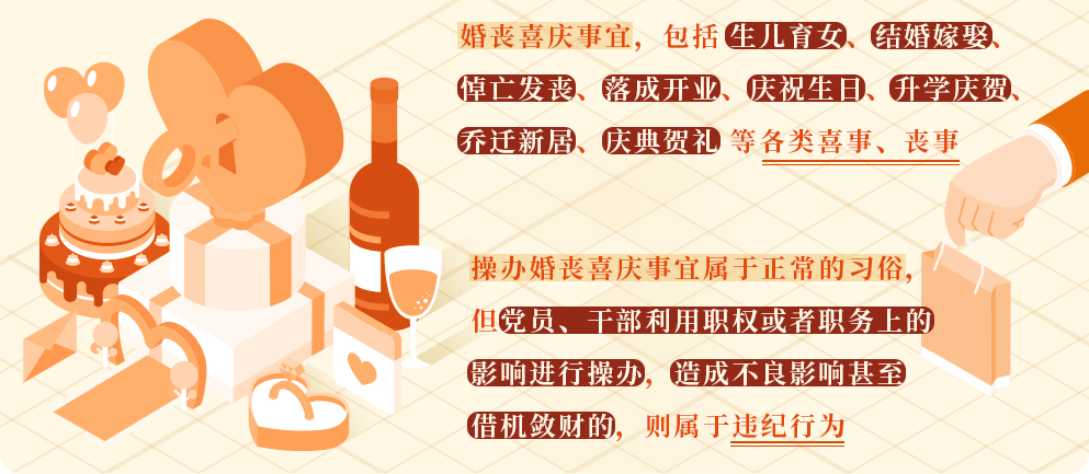 党纪学习教育 | 这样操办婚丧喜庆事宜将受处分